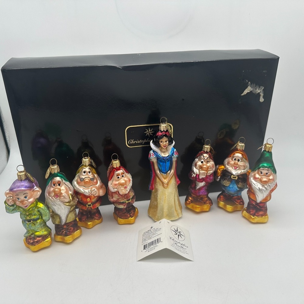 1999 RADKO DISNEY SNOW WHITE & THE SEVEN DWARFS PETITE‎ SET 147/3000 99-DIS-30